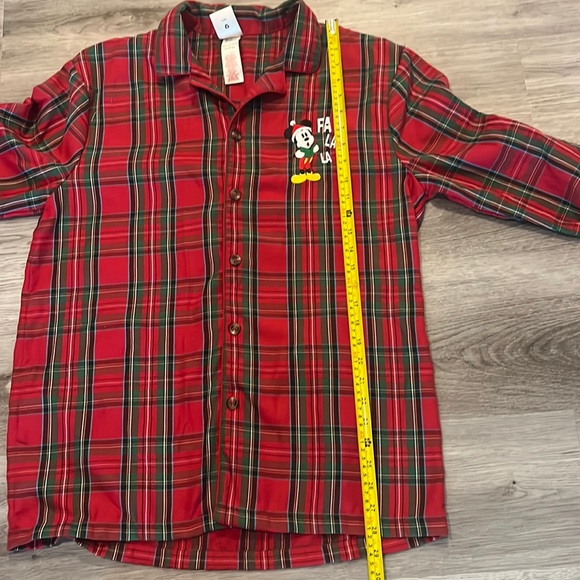 Disney Store Red Plaid Christmas Pyjamas - Picture 6 of 10